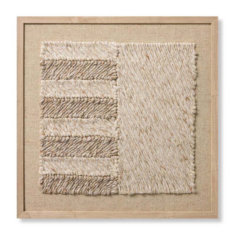 Bandera Beige/Ivory 2'8"x2'8" Wall Art